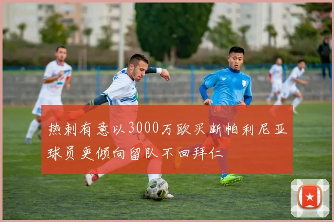 热刺有意以3000万欧买断帕利尼亚球员更倾向留队不回拜仁